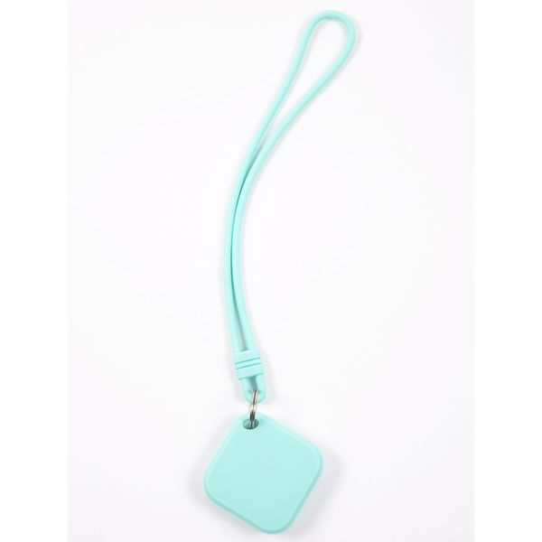 Чехол-подвеска для AirTag Red Line квадат силикон мятный