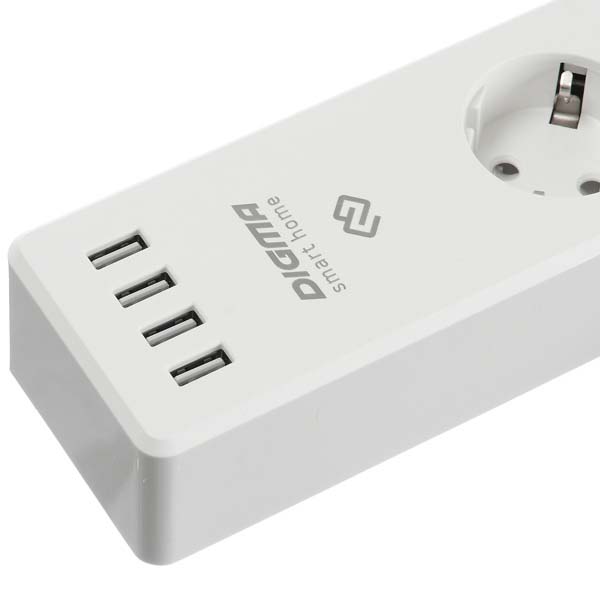 Умный сетевой фильтр Digma DiPlug Strip 40