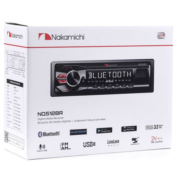 USB-Автомагнитола Nakamichi NAK-NQ512BR