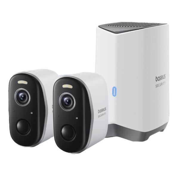 IP-камера Baseus Security N1 Outdoor Camera 2K 2-Cam Kit White