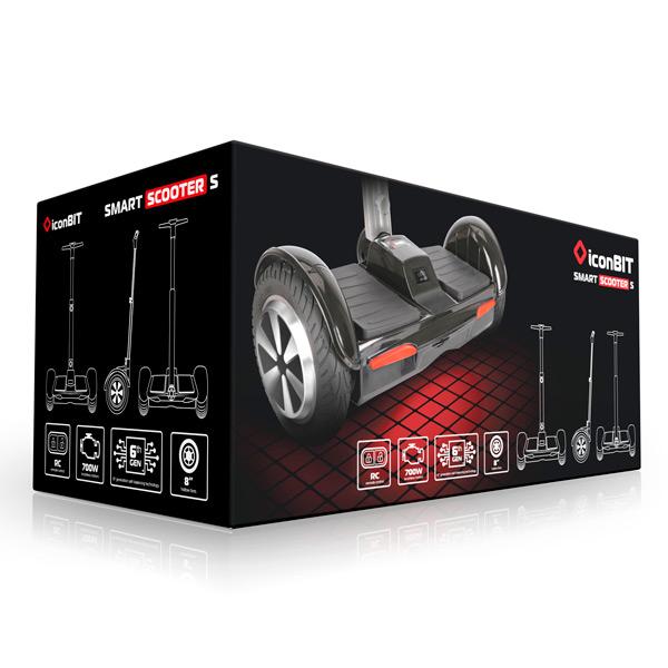 Восстановленный гироскутер 8 дюймов iconBIT Smart Scooter S (SD-0019K), хороший