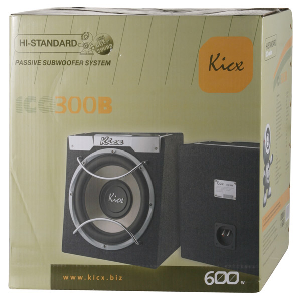 Автомобильный сабвуфер корпусной Kicx ICQ-300B
