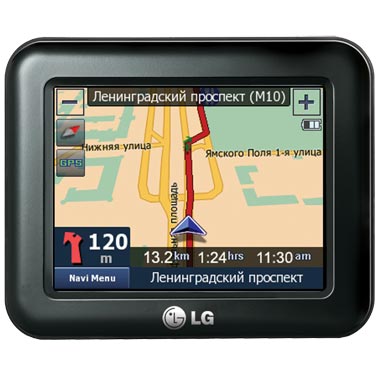 Портативный GPS-навигатор LG N10E фото