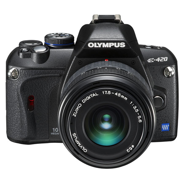 Фотоаппарат зеркальный Olympus E420 EZ 17-45 черный