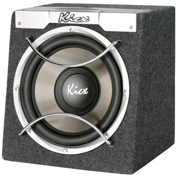 Автомобильный сабвуфер корпусной Kicx ICQ-300BA