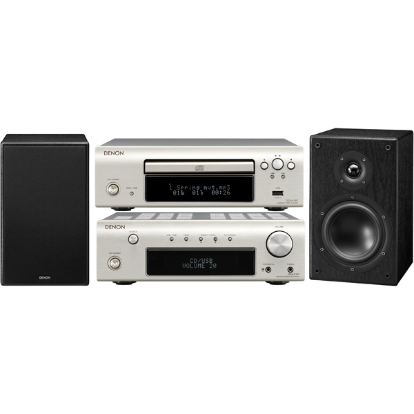 Музыкальная система Denon D-F107 Premium серебристый
