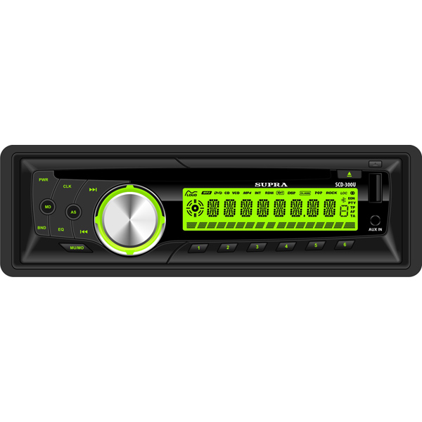 Автомобильная магнитола с CD MP3 Supra SCD-300 U фото