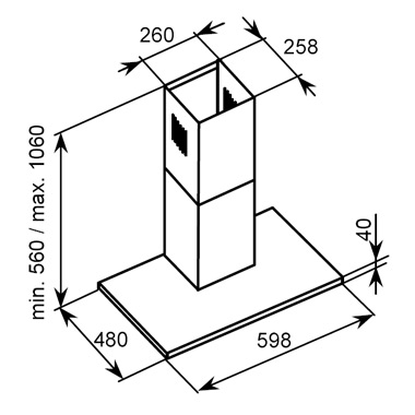 Вытяжка Baumatic P14SS