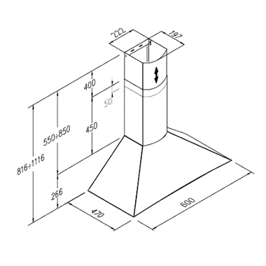 Вытяжка Baumatic BT26.1SS