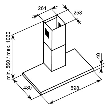 Вытяжка Baumatic P15SS