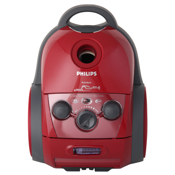 Пылесос с пылесборником Philips FC9064/02 красный