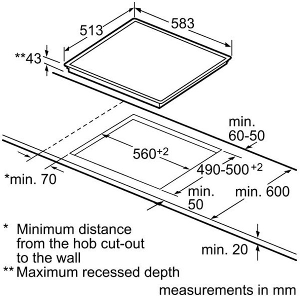 Комплект встраиваемой техники Bosch HEA23B150+NKF645G17G