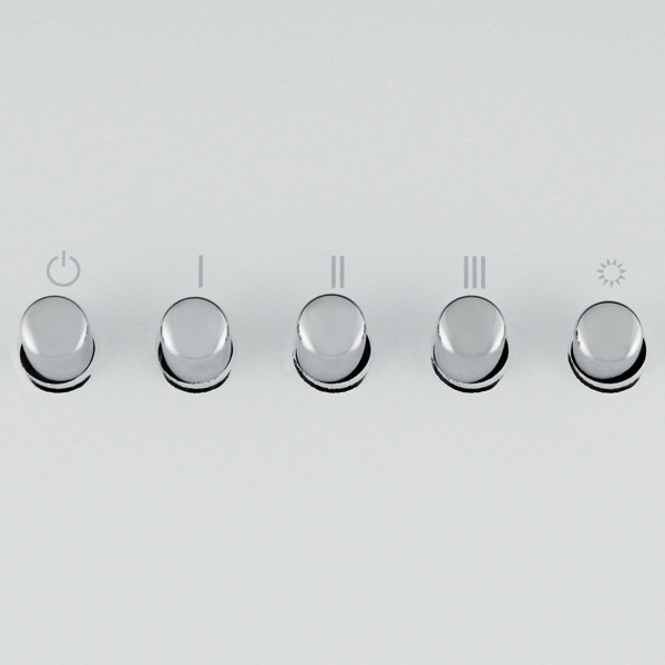 Вытяжка Krona Inga 600 White push button