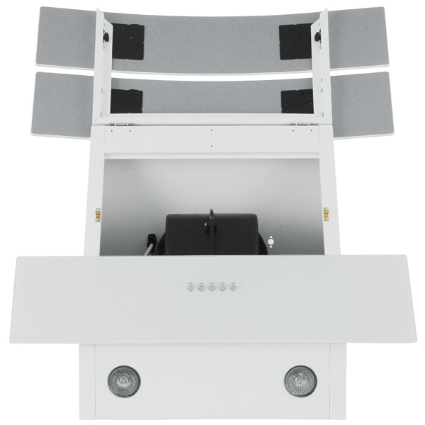 Вытяжка Krona Inga 600 White push button