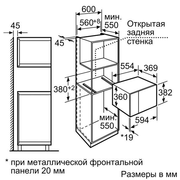 Встраиваемая микроволновая печь Премиум Neff H12WE60S0