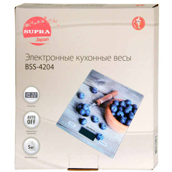 Весы кухонные Supra BSS-4204