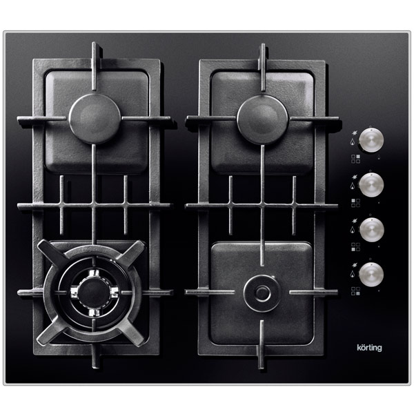 Встраиваемая газовая панель независимая Korting HGG 665 CTN