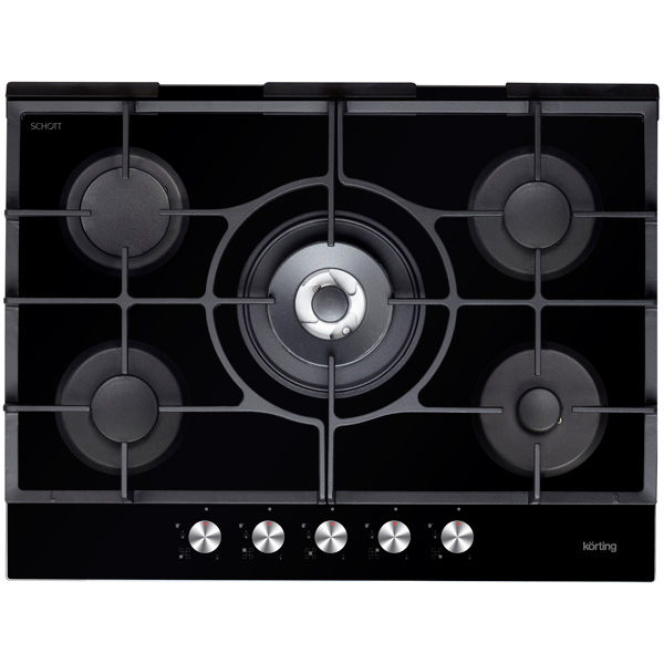 Встраиваемая газовая панель независимая Korting HGG 785 CTN