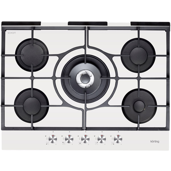 Встраиваемая газовая панель независимая Korting HGG 785 CTW