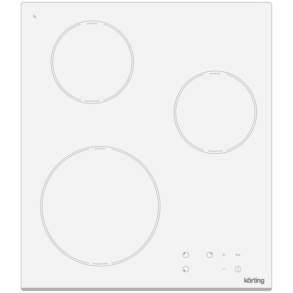 Встраиваемая индукционная панель независимая Korting HI 42031 BW