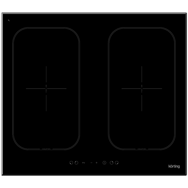 Встраиваемая индукционная панель независимая Korting HIB 6409 B