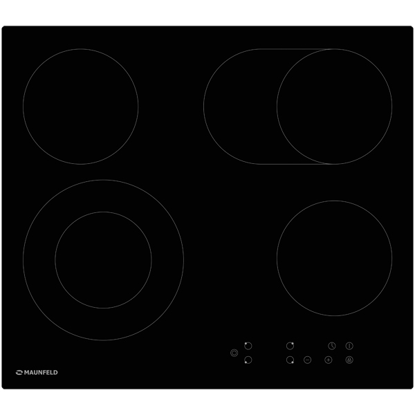 Встраиваемая электрическая панель Maunfeld EVCE.594.SM.D-BK фото
