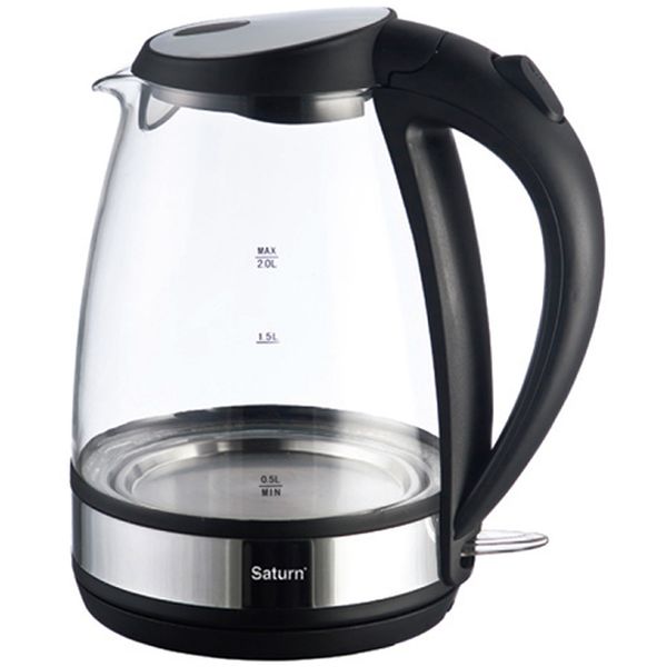 Электрочайник Saturn ST-EK0020 Glass черный