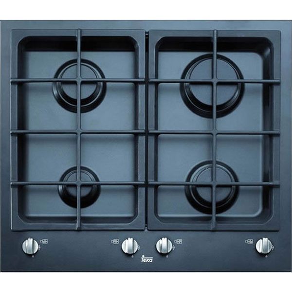 Встраиваемая газовая панель независимая Teka EW 60 4G AI AL CI BLACK NAT
