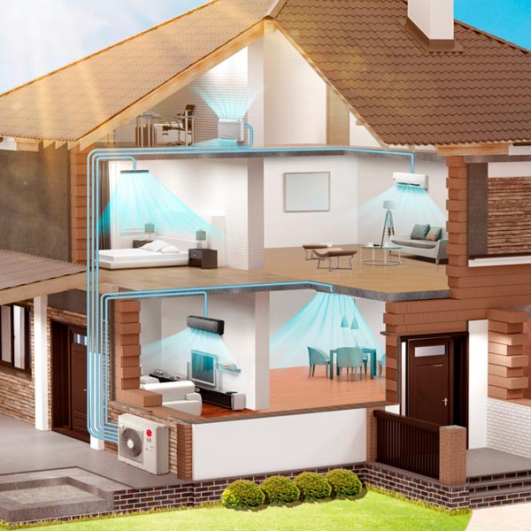 Сплит-система (инвертор) LG Multi-System Gallery-1