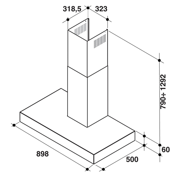 Вытяжка KitchenAid KEWPP 90010