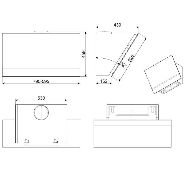 Вытяжка Smeg KV28N