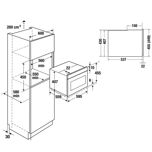 Компактный духовой шкаф Премиум Kuppersbusch CBM 6330.0 S3 Silver Chrome