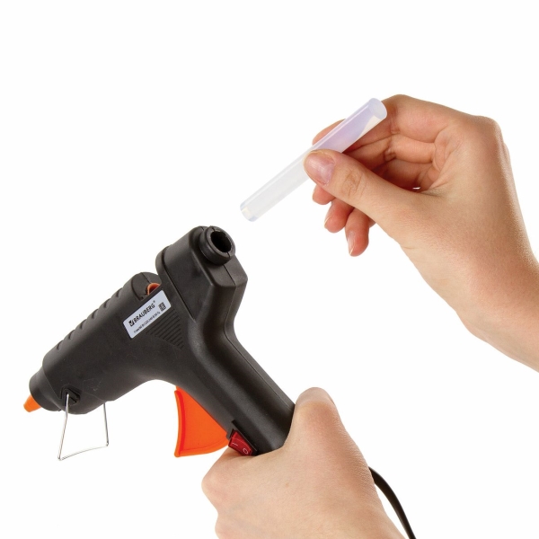 Пистолет клеевой Brauberg 60Вт для 11мм, с выключателем (671053)