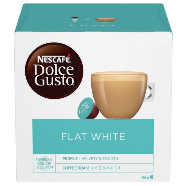 Кофе в капсулах Nescafe Dolce Gusto Flat белый фото