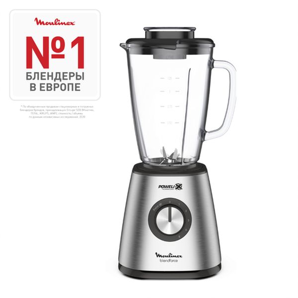 Восстановленный блендер стационарный Moulinex LM439D10, отличный