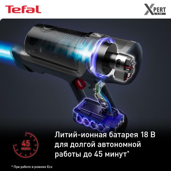 Восстановленный пылесос ручной (handstick) Tefal Allergy TY6837WO, отличный