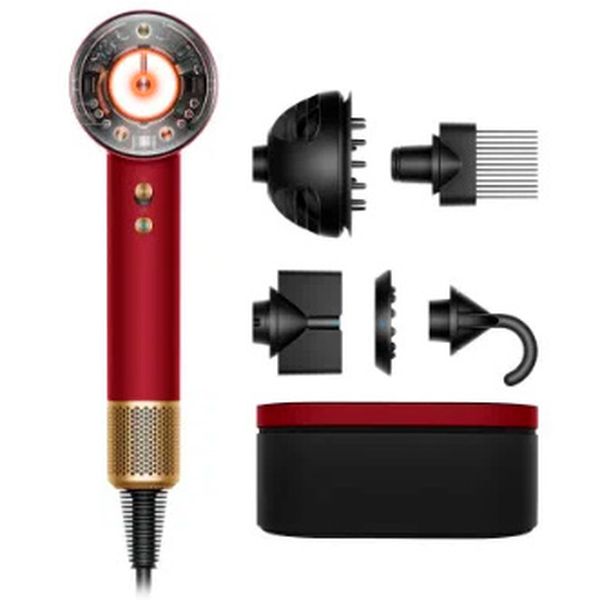 Фен Dyson Supersonic HD16 Nural Red Velvet/Gold