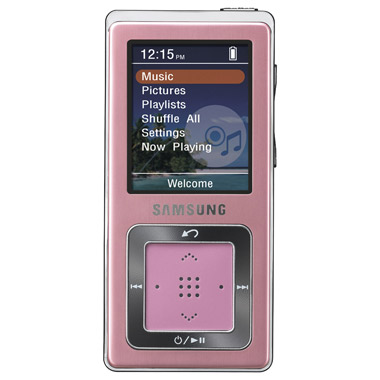 Портативный медиаплеер Samsung YP-Z5FZP (1Gb)