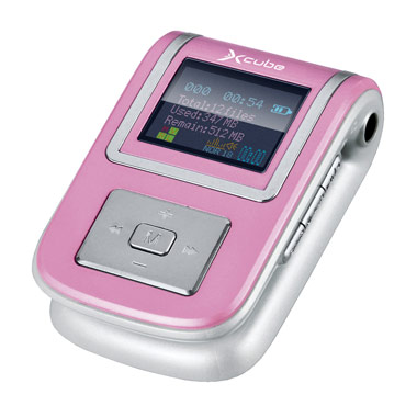 Портативный медиаплеер X-Cube X-306 (1Gb) розовый