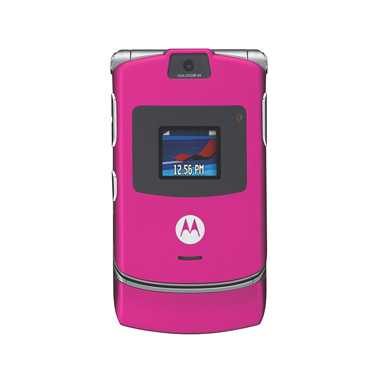 Мобильный телефон Motorola V3 розовый