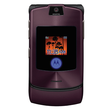 Мобильный телефон Motorola V3i deep фиолетовый