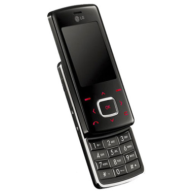 Мобильный телефон LG KG 800 черный