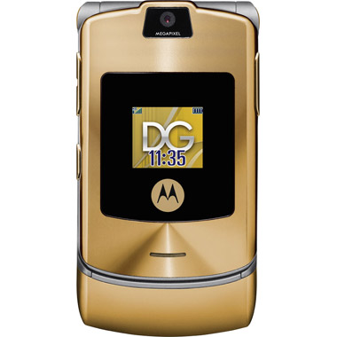Мобильный телефон Motorola V3i D&G золотой