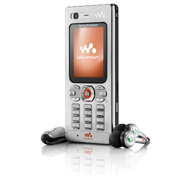 Мобильный телефон Sony Ericsson W880i серебристый