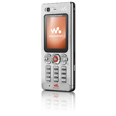 Мобильный телефон Sony Ericsson W880i серебристый