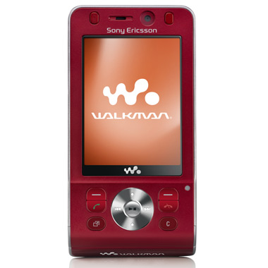 Мобильный телефон Sony Ericsson W910i красный