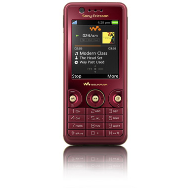 Мобильный телефон Sony Ericsson W660i красный