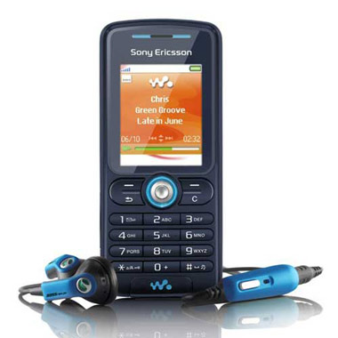 Мобильный телефон Sony Ericsson W200i синий
