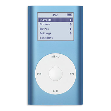 Плеер MP3 Apple iPod Mini 4Gb синий