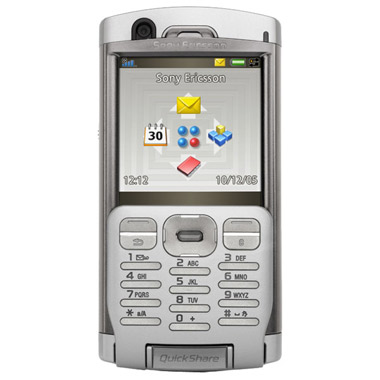 Смартфон Sony Ericsson P990i серебристый